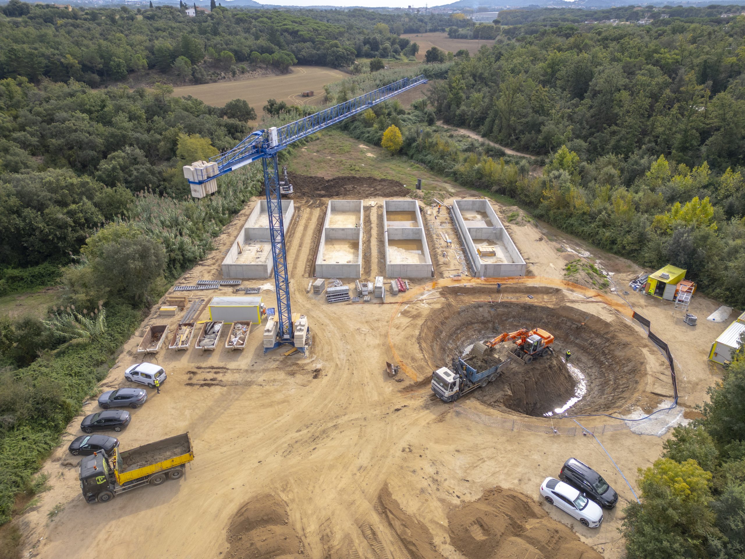 En marcha las obras de saneamiento y depuración de Fogars de Tordera